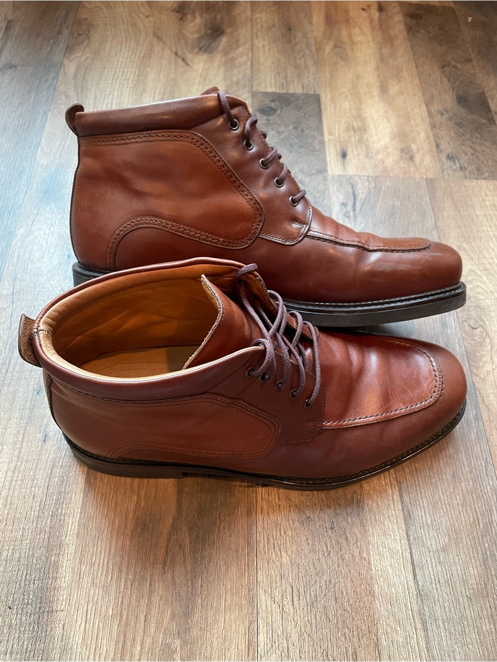 Bostonian Men's Chukka Boots in Rich Brown Leather